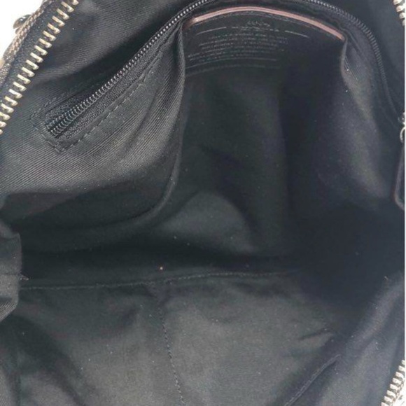 Coach Black Monogram Canvas Small Kelsey Satchel - Picture 6 of 6